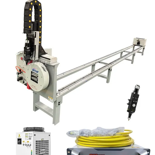 5-in-1 Laser Cutting Machine | Integrated Processing for Flat Sheets, Square Tubes, Round Tubes photo-3