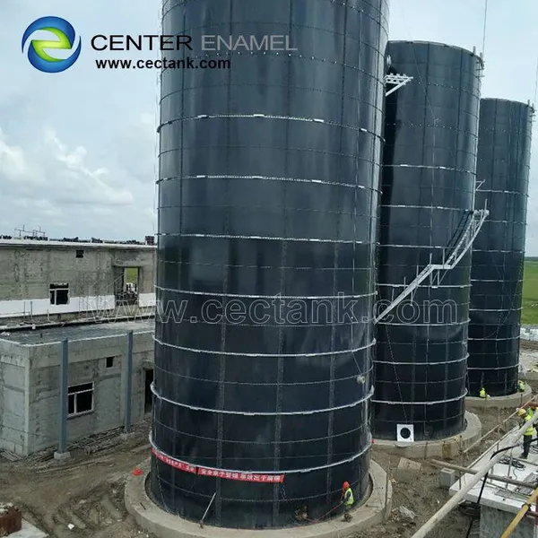Anti-Corrosion Glass Fused to Steel Bolted Tank Municipal Sludge Storage Tanks photo-3