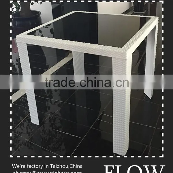 Rattan Square Table Rattan Garden Table With Glass Top