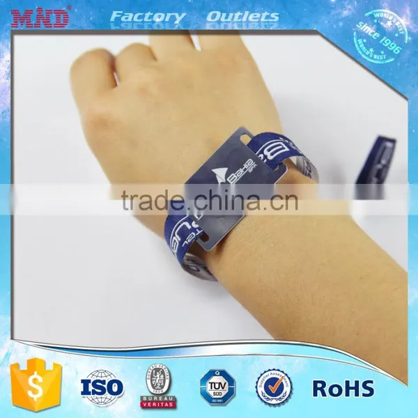 MDW54 New Years Custom Nfc Fabric Polyester Wristband photo-3