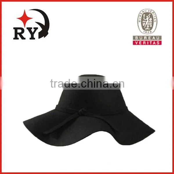 British retro Hepburn wool sunhat