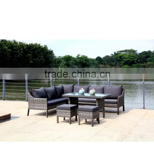 Modern Wicker Sets Rattan Sofa Philippines Natural Courtyard Furniture Outdoor Rattan Sofa photo-3