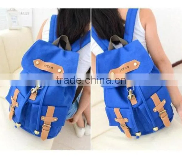 Hotsale Hot Promotion 2016 Women's Vintage Canvas Satchel Backpack Rucksack Shoulder School Bags For Teenagers Girls Backpacks photo-4