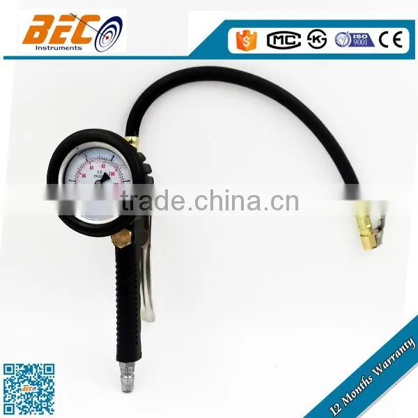 Beco Premium Tire Air Inflators With 2.5 Inch Oil Filled Pressure Gauges