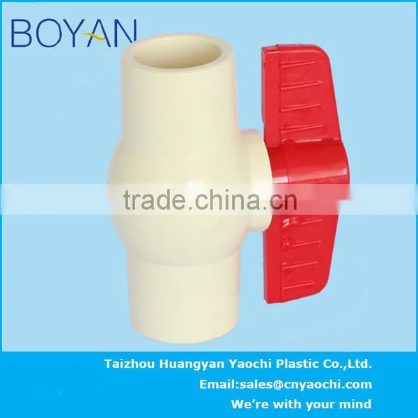 BOYAN Taizhou Huangyan Plastic ASTM2846 Cpvc Ball Valve photo-2