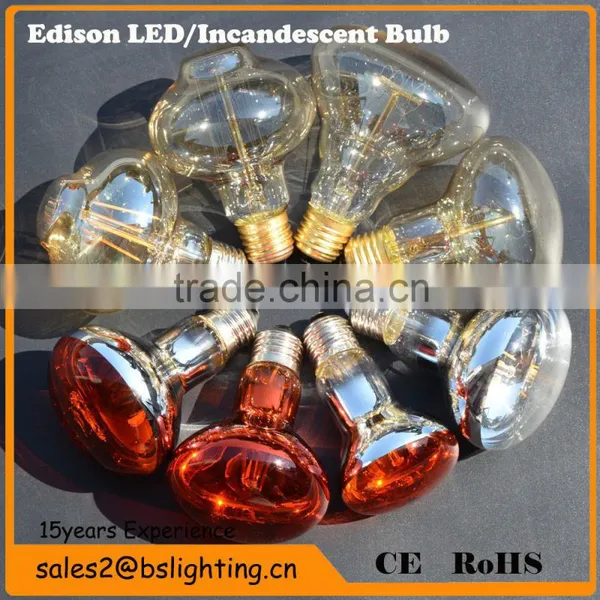 2015 New Product 2 4 6 8 E27/B22/E26/E14 100-240V LED Clear Glass Edison Bulb photo-2