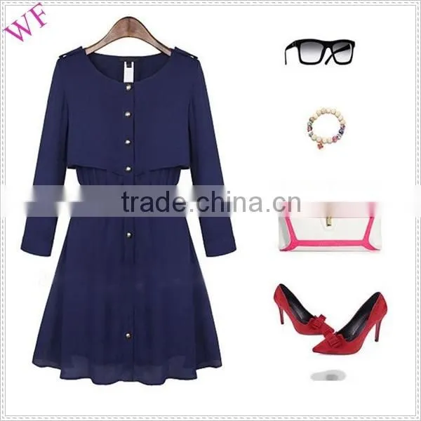 OEM Ladies Dresigner Coat Dress Blouse Dress Coat Dress photo-3