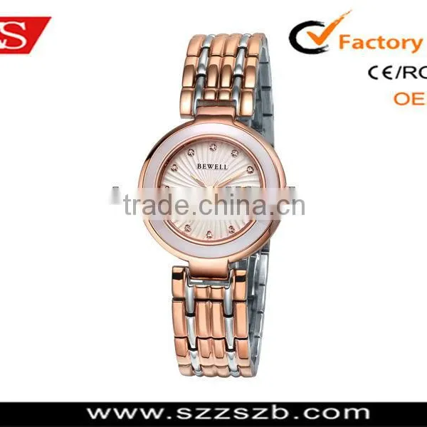 Luxury Fab Gold Wristwatch Stainless Steel With Ceramic Case
