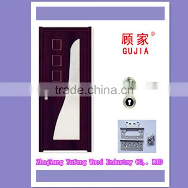 MDF Interior PVC Glass Door