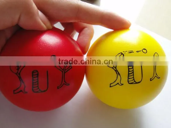Partypro 2016 New Hot Sale PU FOAM Colorful Logo Print Foam Ball photo-3