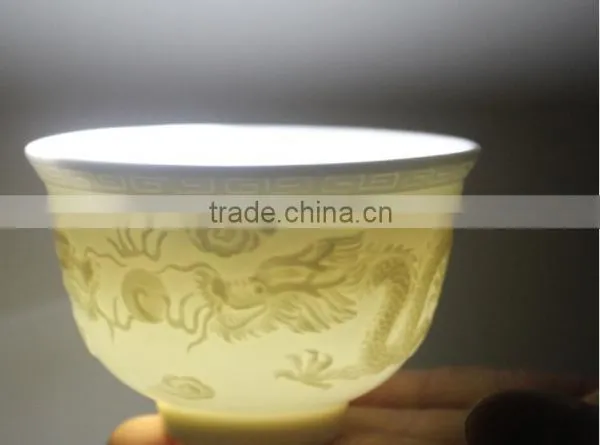 The Characteristics Of Porcelain Anaglyph Ceramic Bowl HY02 photo-2
