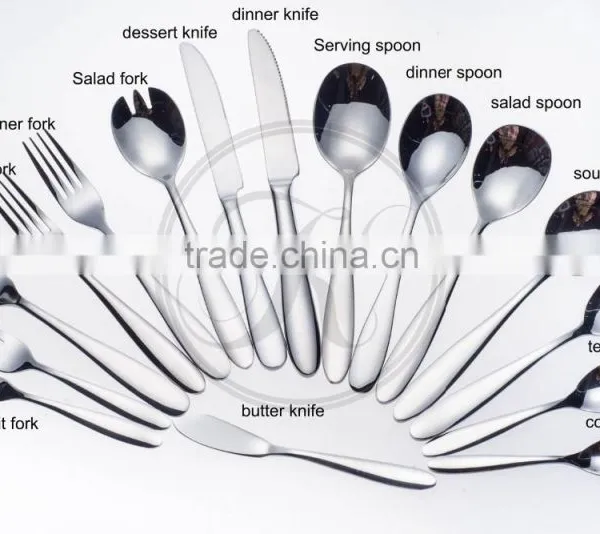 Stainless Flatware, Used Hotel Cutlery, Hotel Cutlery Set photo-6