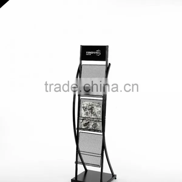 Hot Sale 3 Tier Metal Wire Magazine Rack photo-3