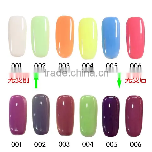Fashion Design uv Gel Nail Soak off Color Change in the Light Gel Nail Polish photo-2