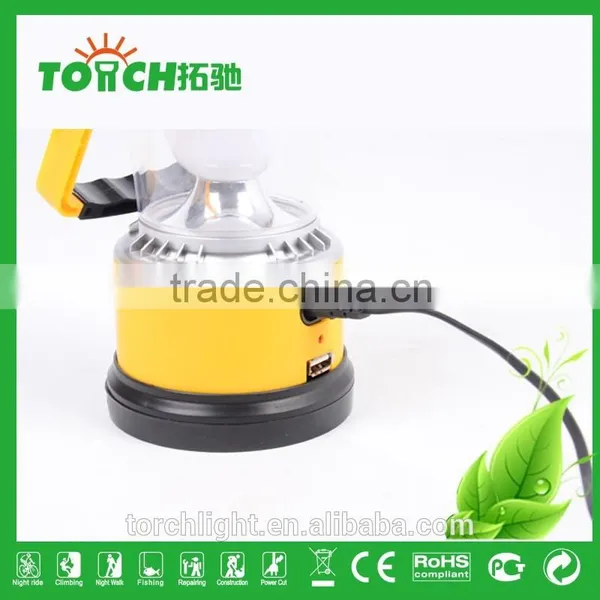 Classical Rechargeable Camping Lantern Design ABS Plastic For Dry Battery Outdoor Camping Light Lamp With USB photo-5