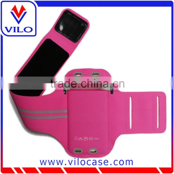 Universal Lycra Armband for Smartphone With Reflective Stripe Quality Choice photo-3