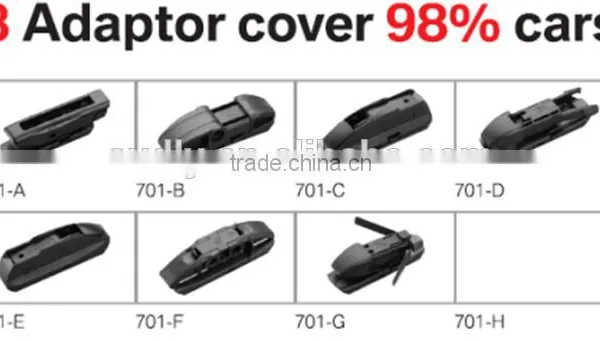 Customized Car Windshield Wiper Blade With Insert Molding Integrates Rubber and Metal Parts photo-2