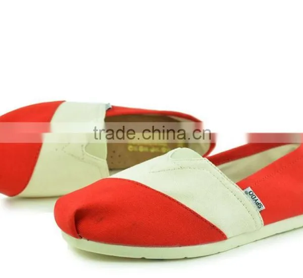 China Brand Latest Canvas Ladies High Heel Shoes photo-2
