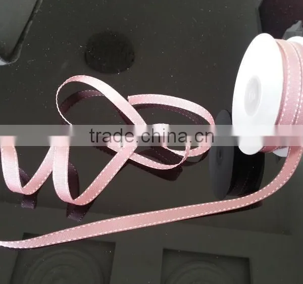 100% Polyester Decoration Woven Dot Ribbon Custom Printed Ribbon photo-2