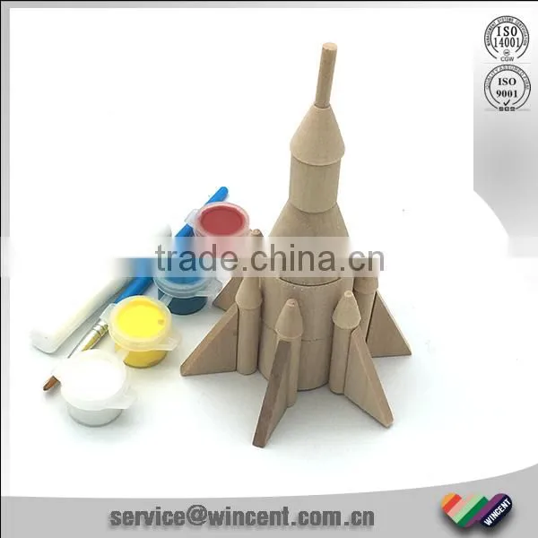 Wooden Rocket Toys for Child photo-2
