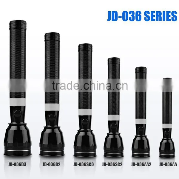 Cheap High Power Long Distance Aluminum Portable The Middle East LED Rechargeable Flashlight Torch - JD036 Keen photo-2