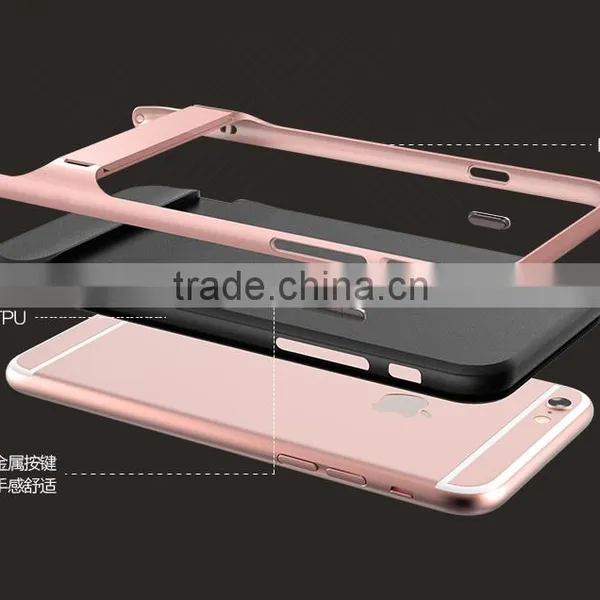 Premium TPU Mobile Phone Case With PC Stander, Wholesale Phone Case For IPhone 6 photo-4