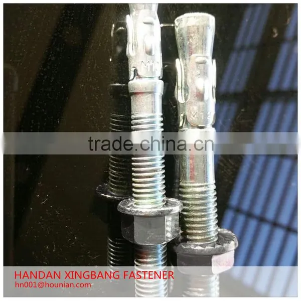 China Hebei Wedge Anchor Bolt With Flange Nut