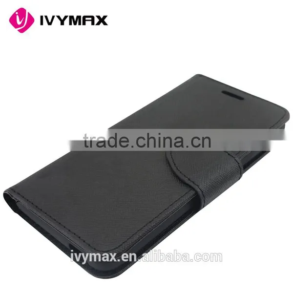 2016 Trending Products Wallet Phone Case With Wrist Strap Black Style Cover Slim Leather Case for HTC 626 photo-3