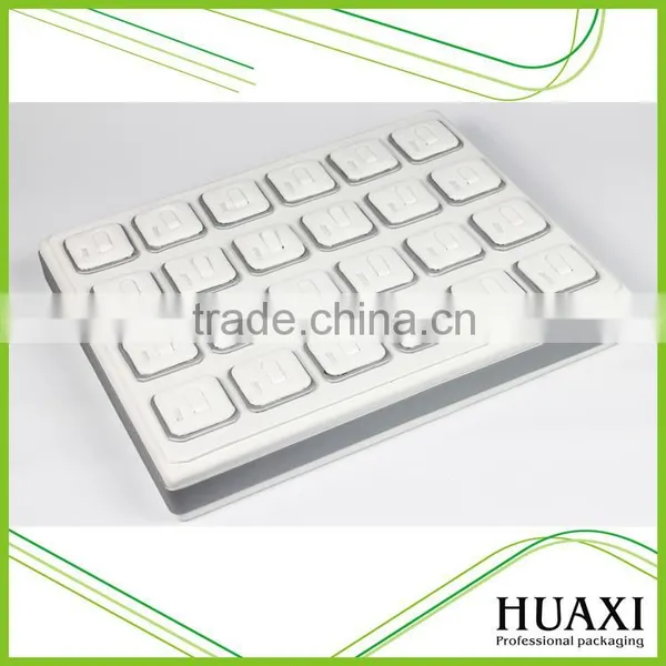 2016 Hot Sale White Leather Jewelry Display Tray Necklace Tray photo-2