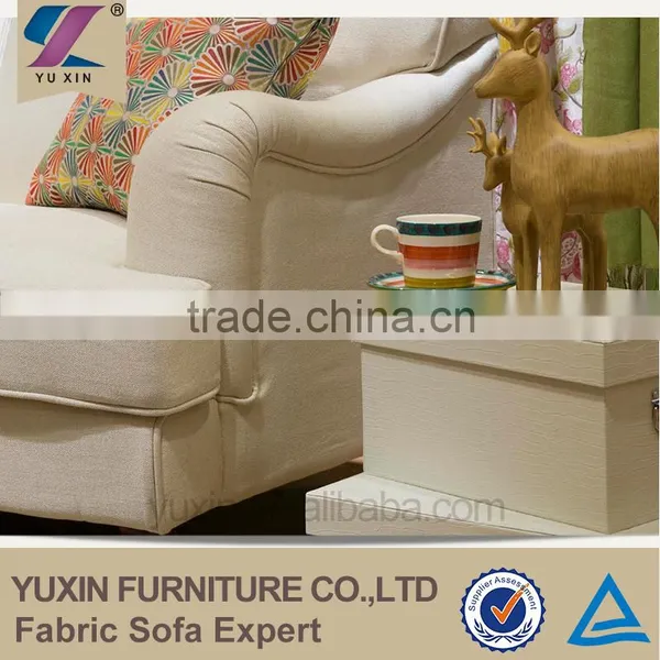 Fabric Sofa With Wood Arm/ Wood Arm Fabric Sofa photo-2