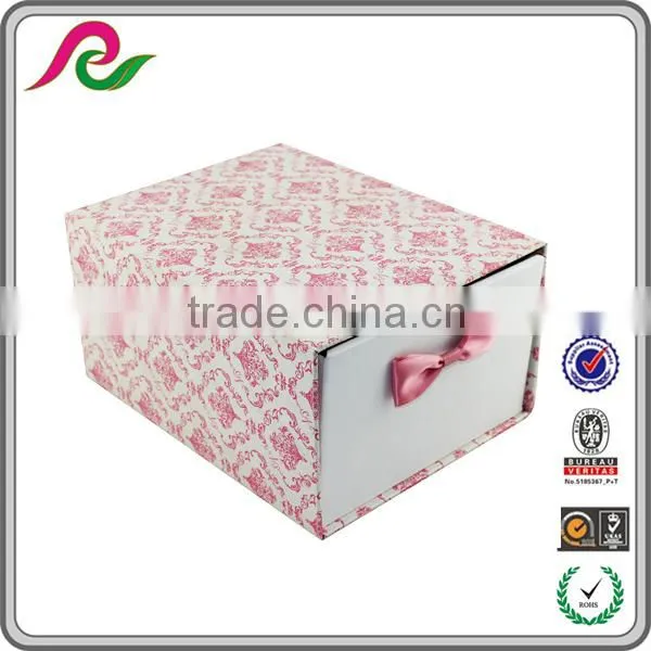 Wholesale Side Opening Bowknot Paper Box With Printing photo-3