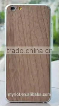Antique Black Walnut Wooden Phone Back Sticker for Smart Phone Iphone Sumsung photo-2