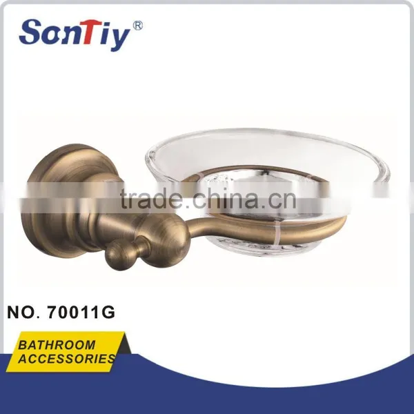 Wall Mounted Bathroom Accessories Brass Soap Dish 70011G