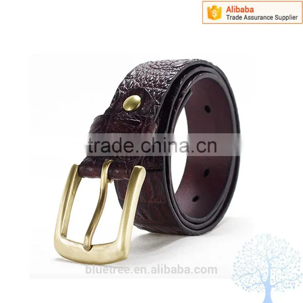 2015 Mens Elegant Crocodile Leather Belt photo-2
