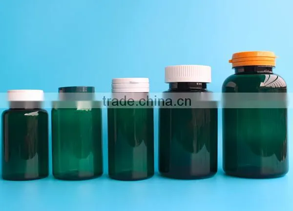 Colored PET 300ml Plastic Medicine Bottle With Plastic Cap,300cc Pharmaceutical Pill Container photo-3