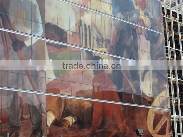 Decorative Painted Glass Tempered Glass Wall Art Panels photo-4