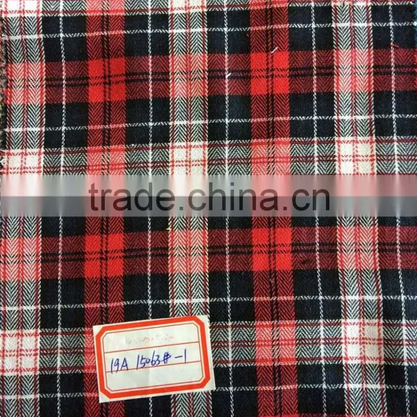 Woven Fabric 100% Cotton Plaid Children School Uniform Fabric photo-5