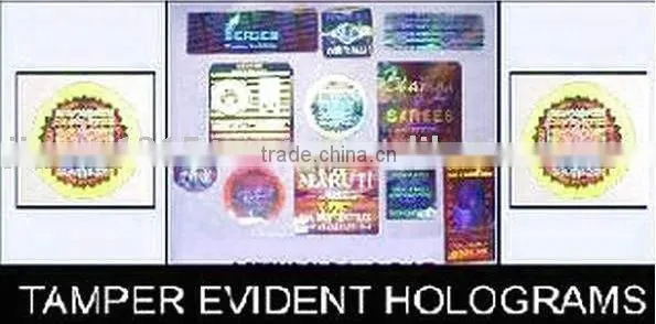 Tamper Evident (TE) Hologram