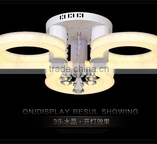 Hot Sale Led Mounted Crystal Chandelier Lamp,hotel Crystal Ceilling Light,adjustable Led Chandelier photo-3