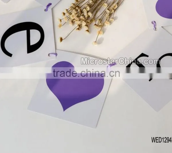 Wedding Supplies Purple BRIDE TO BE Banner Vintage Wedding Bunting Flags Party Decoration Garland Paper Photo Booth Props Supplier's Choice photo-3
