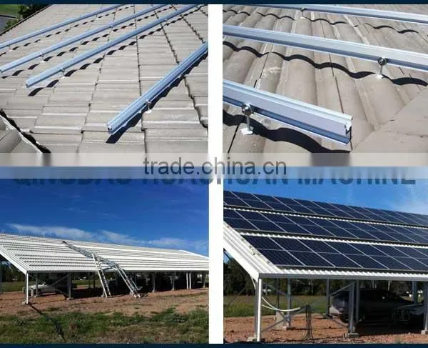 High Power Solar Panel Photovoltaics Ground Mounting Bracket photo-5