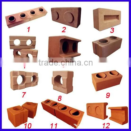 Lego Manual Clay Soil Interlocking Clay Brick Making Machine photo-2