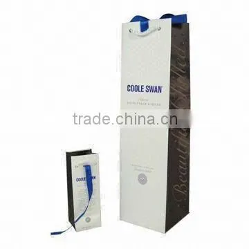 Waterproof High Quality Wine Box for Vodka With Ribbon Inside photo-4