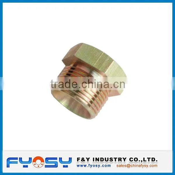 stainless steel carbon steel male flange BSP hydraulic plugs fitting