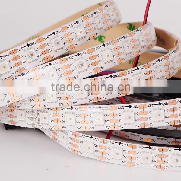 4m DC5V IP65 WS2812B Led Digital Strip,60pcs WS2812B/M With 60pixels;57.6W;BLACK Pcb;waterproof in photo-2