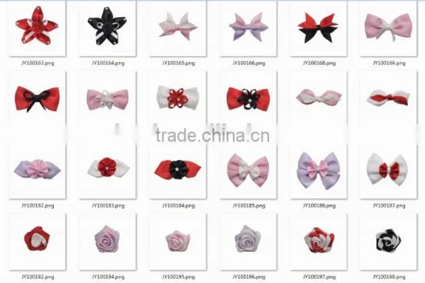 High Level Well Design Pretty Bowknot Shape Set Colorful Beads Satin Bowknot Custom photo-6