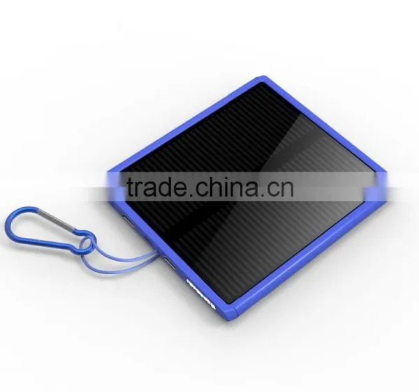 1.5w 10000mah Waterproof Ultra-thin Flying Saucer Solar Power Bank