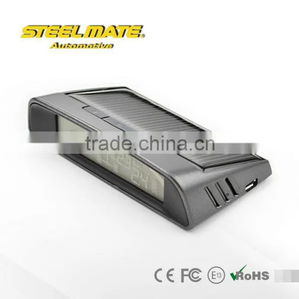 2015 SteelmateTP-S1 Solar Power Tpms Dual Pressure Gauge for Cars, Tpms for Truck, Air Pressure Tester photo-2