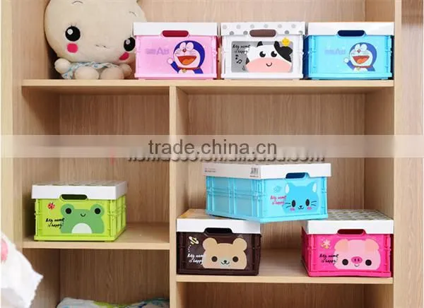 Cartoon Style Foldable Plastic Storage Box photo-2