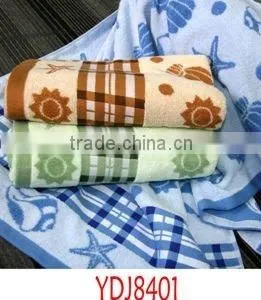 100% Cotton Yarn Dyed Jacquard Bath Towel
